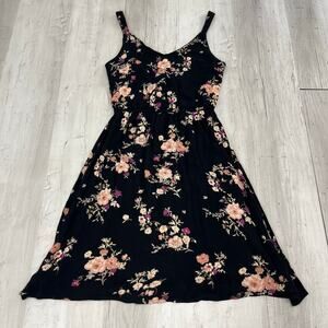 Only OnlKarmen Floral Sleeveless V Neck Lined Cottage Boho Fairy Dress Small